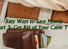 Saving money by getting rid of cable television