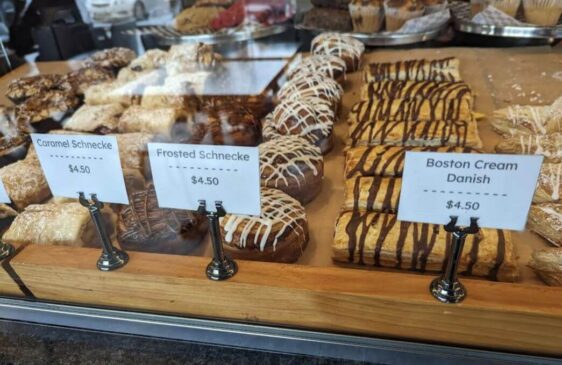 Roggenart Bakery - Photo shows baked goods for sale in Columbia